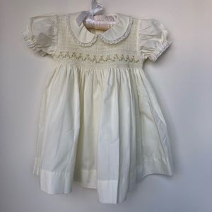 Girls smocked dress